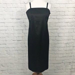 GAP Maternity Satin Black Slip Dress size M